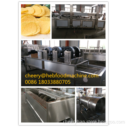 SH-21 food factory flexible potato chips machine